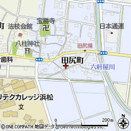 静岡県浜松市中央区田尻町365周辺の地図