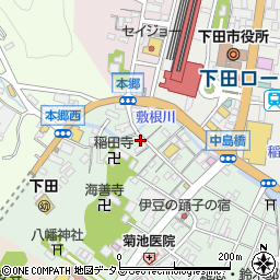 静岡県下田市一丁目14-45周辺の地図