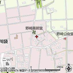 静岡県磐田市川袋1003-1周辺の地図