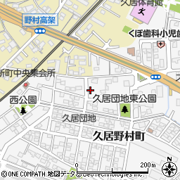 三重県津市久居野村町403-3周辺の地図