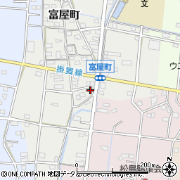 静岡県浜松市中央区富屋町212周辺の地図