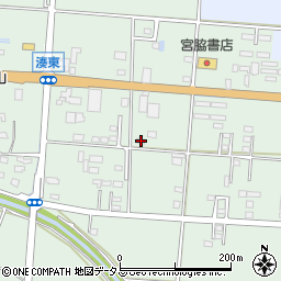静岡県袋井市湊879-2周辺の地図