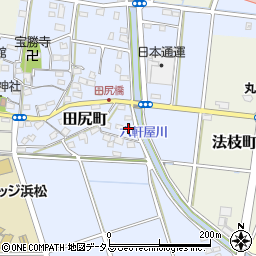 静岡県浜松市中央区田尻町352周辺の地図