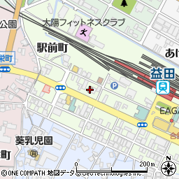 益田警察署益田駅前交番周辺の地図