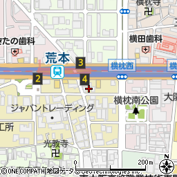 フジワラ化学大阪営業所周辺の地図