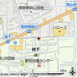 岡山県岡山市中区神下499周辺の地図
