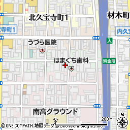 Ｄパーキング博労町１丁目第１駐車場周辺の地図