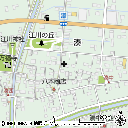 静岡県袋井市湊520周辺の地図