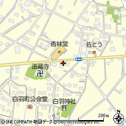 静岡県浜松市中央区白羽町879周辺の地図