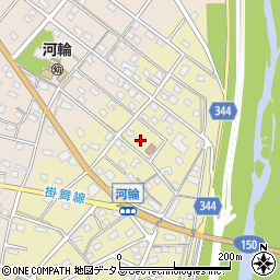 静岡県浜松市中央区河輪町111周辺の地図
