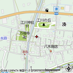 静岡県袋井市湊484周辺の地図