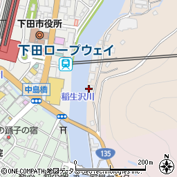 静岡県下田市中566-2周辺の地図