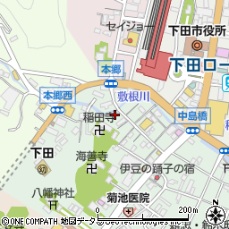静岡県下田市一丁目14-44周辺の地図