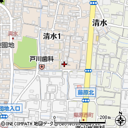 新川荘南館周辺の地図