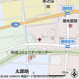 静岡県袋井市西同笠249周辺の地図