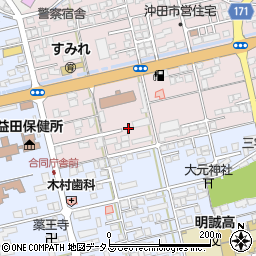 島根県益田市東町8周辺の地図