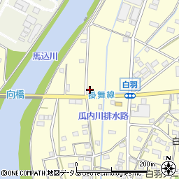 静岡県浜松市中央区白羽町1388周辺の地図