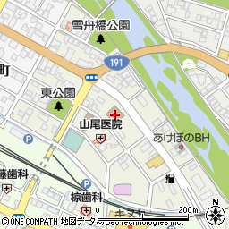 益田広域消防本部周辺の地図