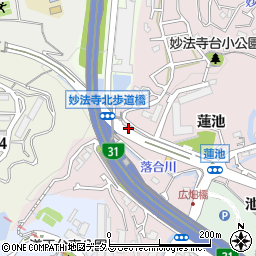 兵庫県神戸市須磨区妙法寺小崎周辺の地図