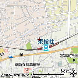 岡山県総社市総社805周辺の地図