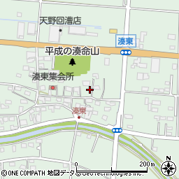 静岡県袋井市湊1240周辺の地図