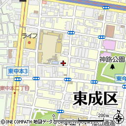 社会医療法人大道会 ケアプランセンター東成おおみち周辺の地図