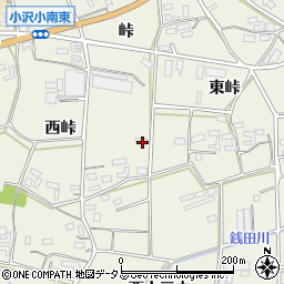 愛知県豊橋市小島町峠周辺の地図