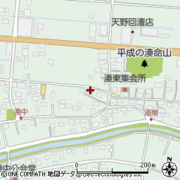 静岡県袋井市湊628周辺の地図