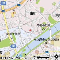 島根県益田市東町23-20周辺の地図