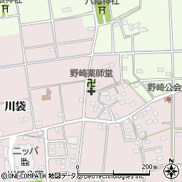 静岡県磐田市川袋1003-3周辺の地図