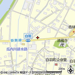 静岡県浜松市中央区白羽町315周辺の地図