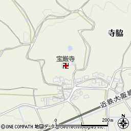 宝厳寺周辺の地図