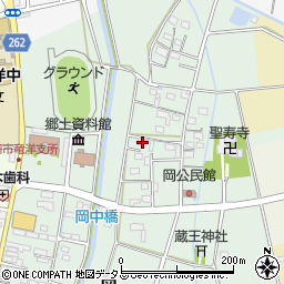 静岡県磐田市岡295-1周辺の地図