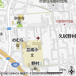 三重県津市久居野村町564-7周辺の地図