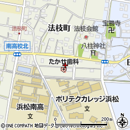 静岡県浜松市中央区法枝町648周辺の地図