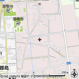静岡県磐田市川袋527周辺の地図