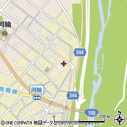 静岡県浜松市中央区河輪町84周辺の地図