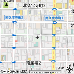 トヨタレンタリース大阪心斎橋船場店周辺の地図