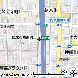 パラカ大阪市博労町第２駐車場周辺の地図
