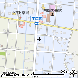 静岡県浜松市中央区下江町584周辺の地図