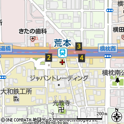ガスト荒本駅前店周辺の地図