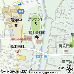 静岡県磐田市岡405-47周辺の地図