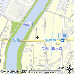 静岡県浜松市中央区白羽町1365周辺の地図