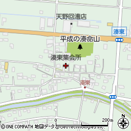 湊東集会所周辺の地図