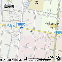 静岡県浜松市中央区富屋町190周辺の地図