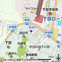 静岡県下田市一丁目1-20周辺の地図