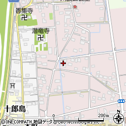 静岡県磐田市川袋521-3周辺の地図