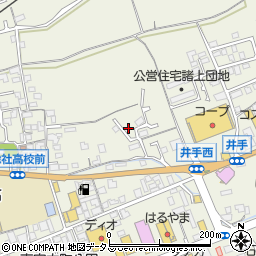 岡山県総社市総社1145-3周辺の地図