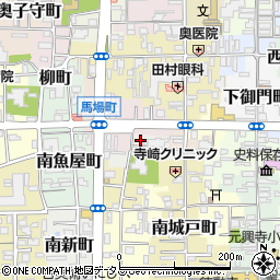 奈良県奈良市南風呂町22周辺の地図