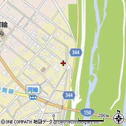 静岡県浜松市中央区河輪町83周辺の地図